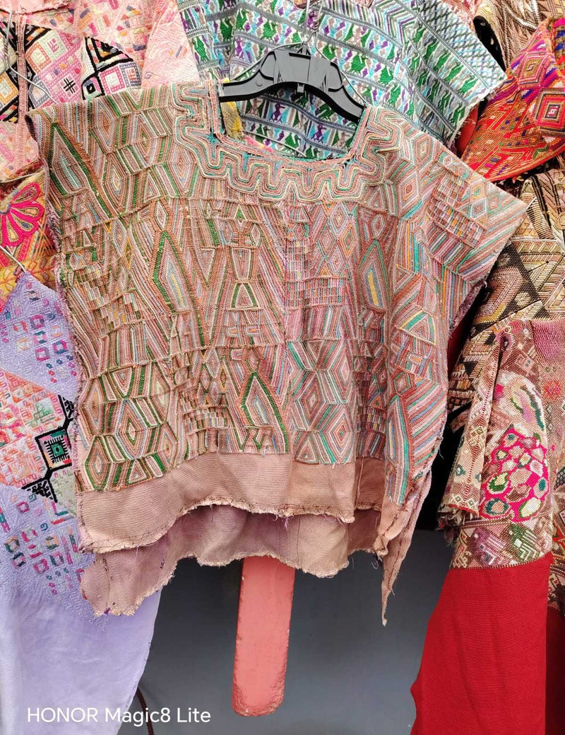 Pale pink Nebaj huipil #4-82
