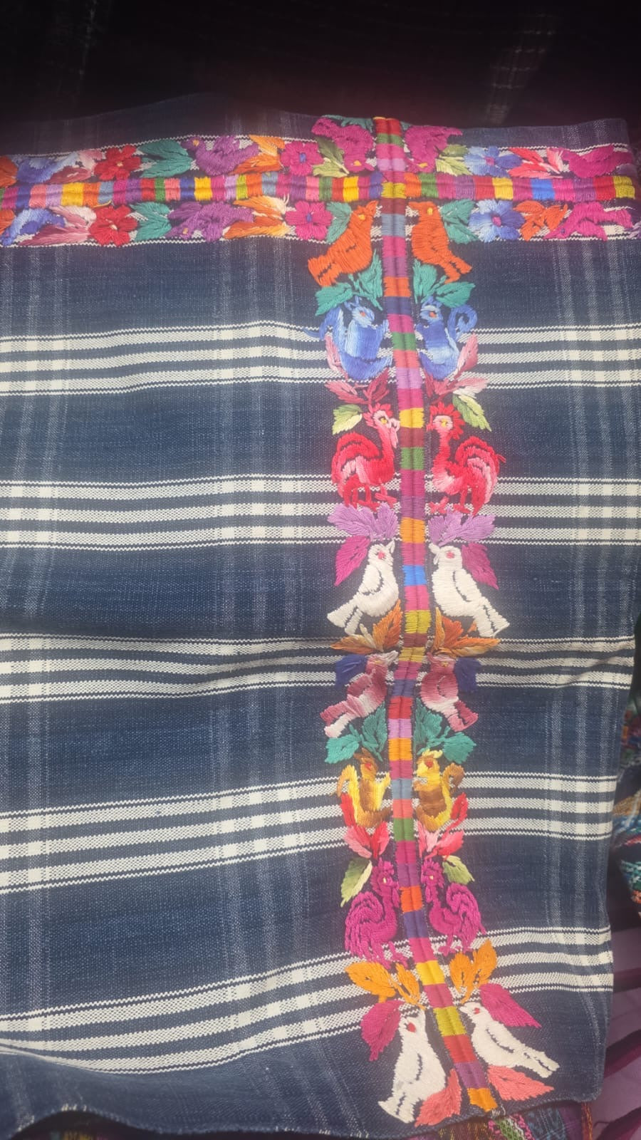 11 blue plaid cortes for Andrea