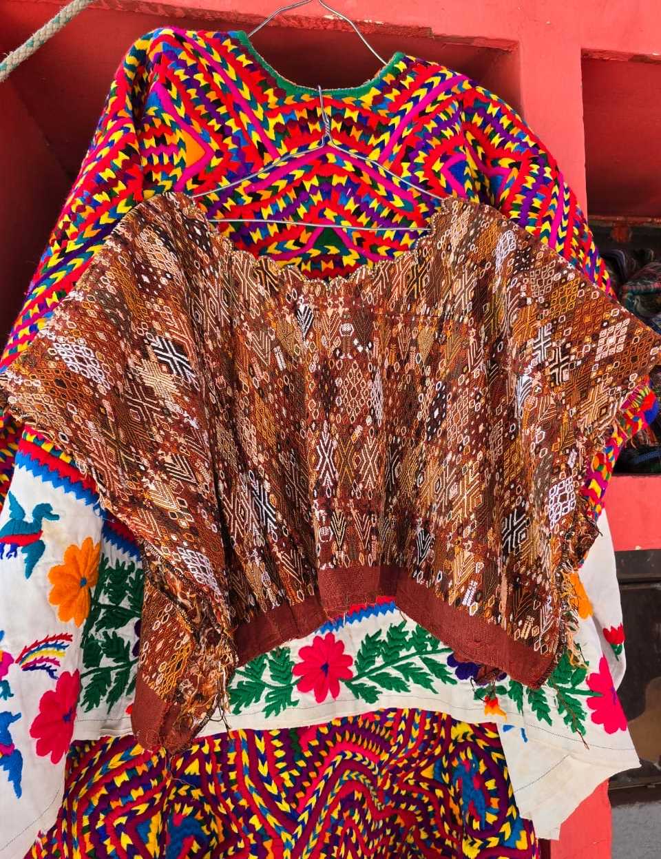Autumn Brown Coban Huipil #6-389