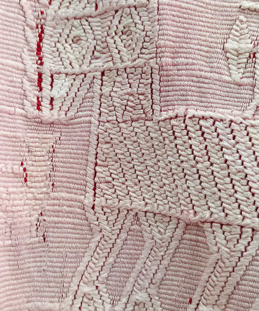 Vintage Guatemalan huipil with handwoven Mayan embroidery