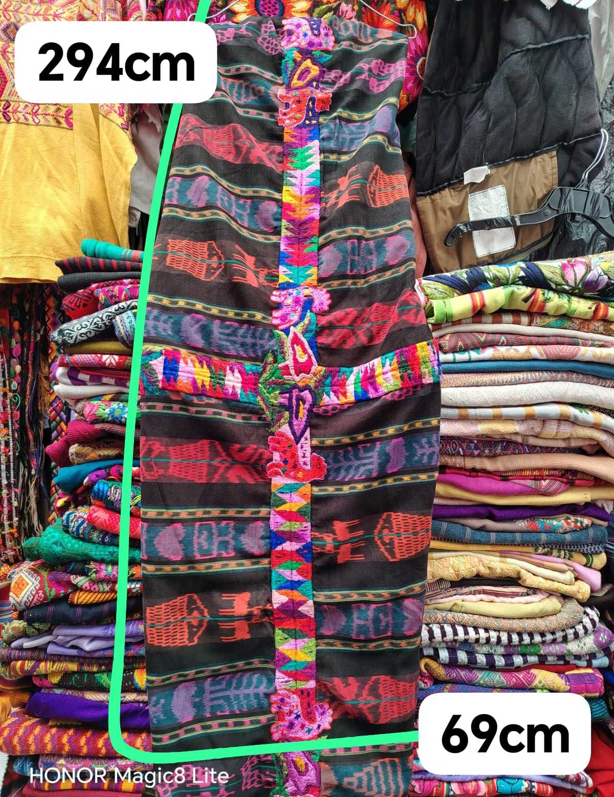 Colourful large Ikat Chichicastenango corte #4-149