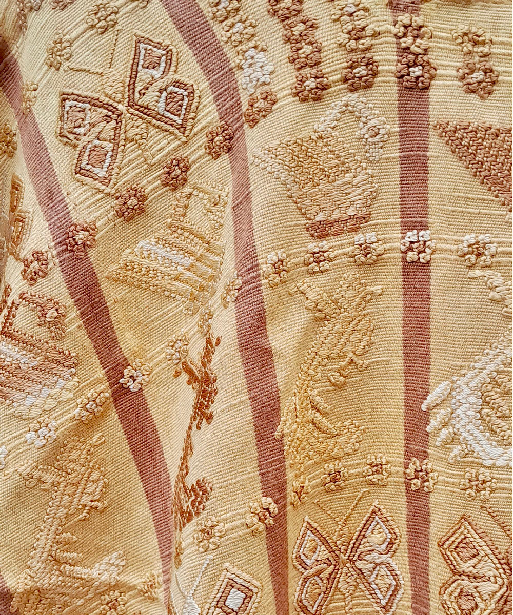 Embroidered Vintage Guatemalan huipil textile