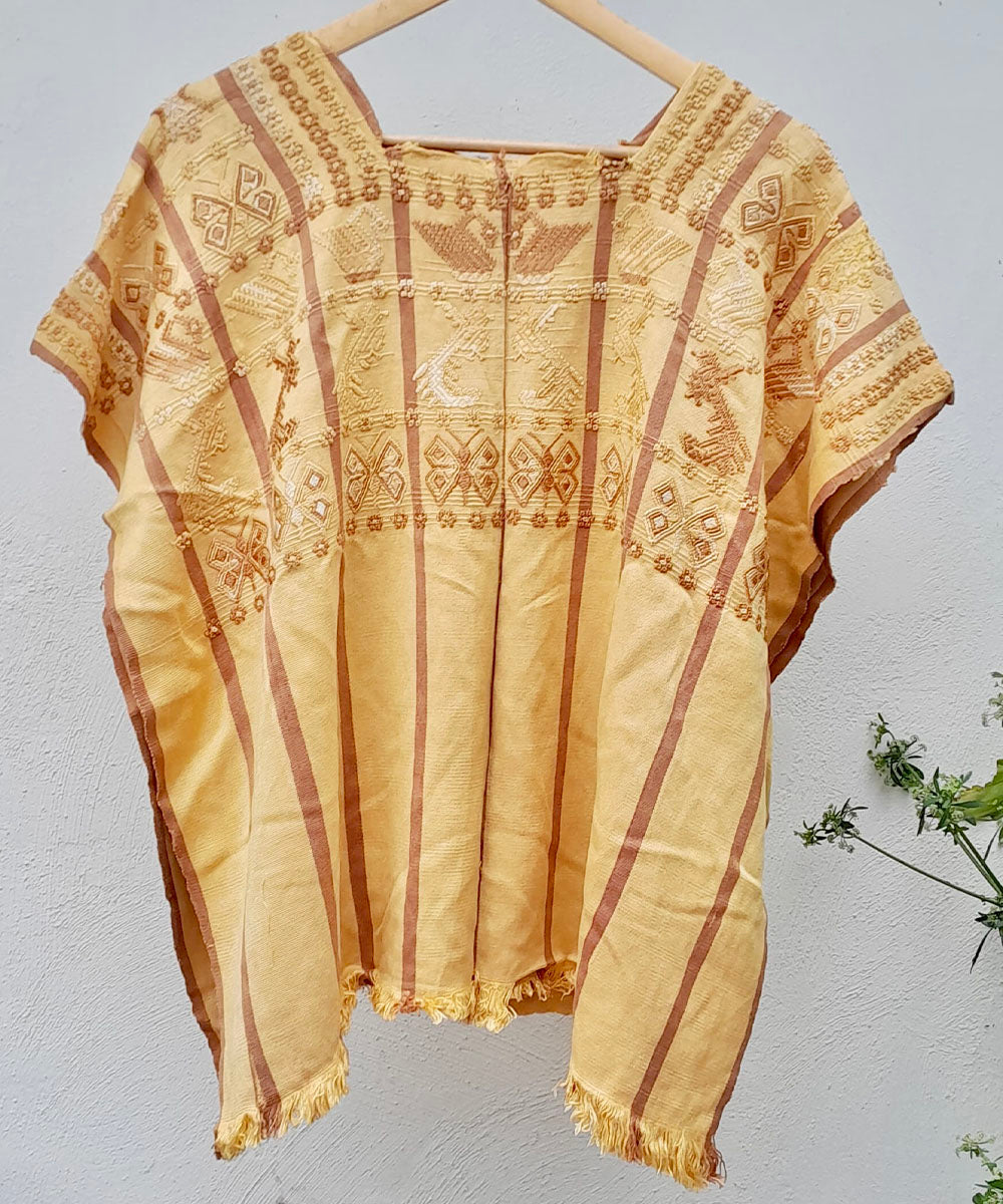 Embroidered Vintage Guatemalan huipil textile