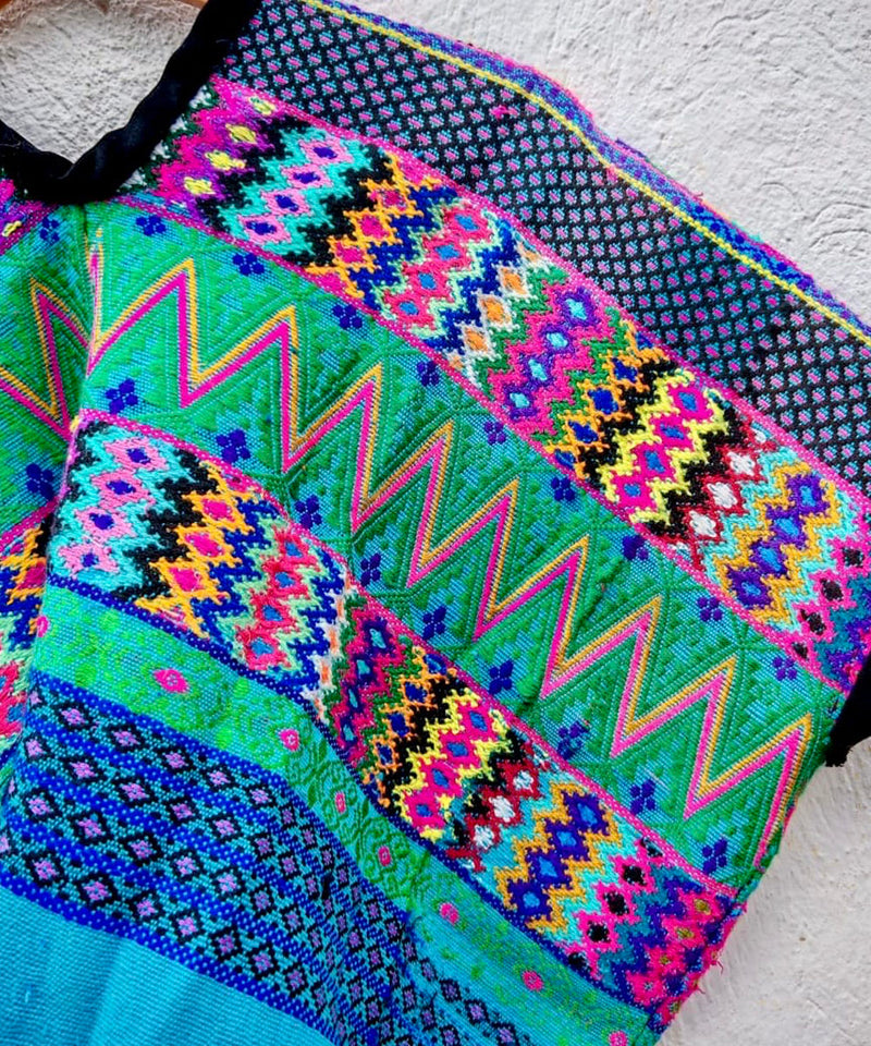 Embroidered Vintage Guatemalan huipil textile