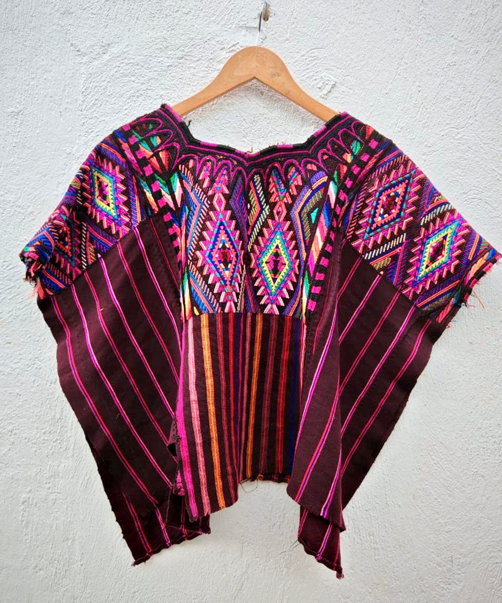 Embroidered Vintage Guatemalan huipil textile