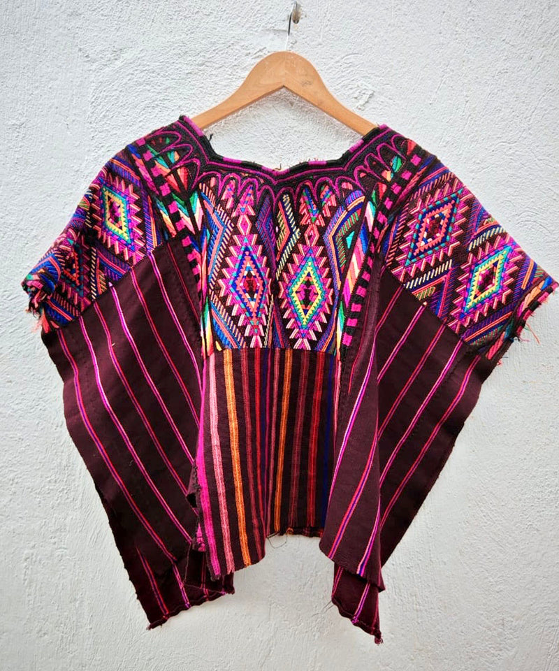 Embroidered Vintage Guatemalan huipil textile