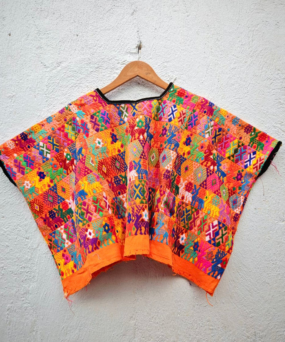 Embroidered Vintage Guatemalan huipil