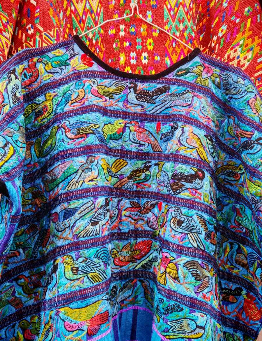 Blue Santiago huipil #2-4