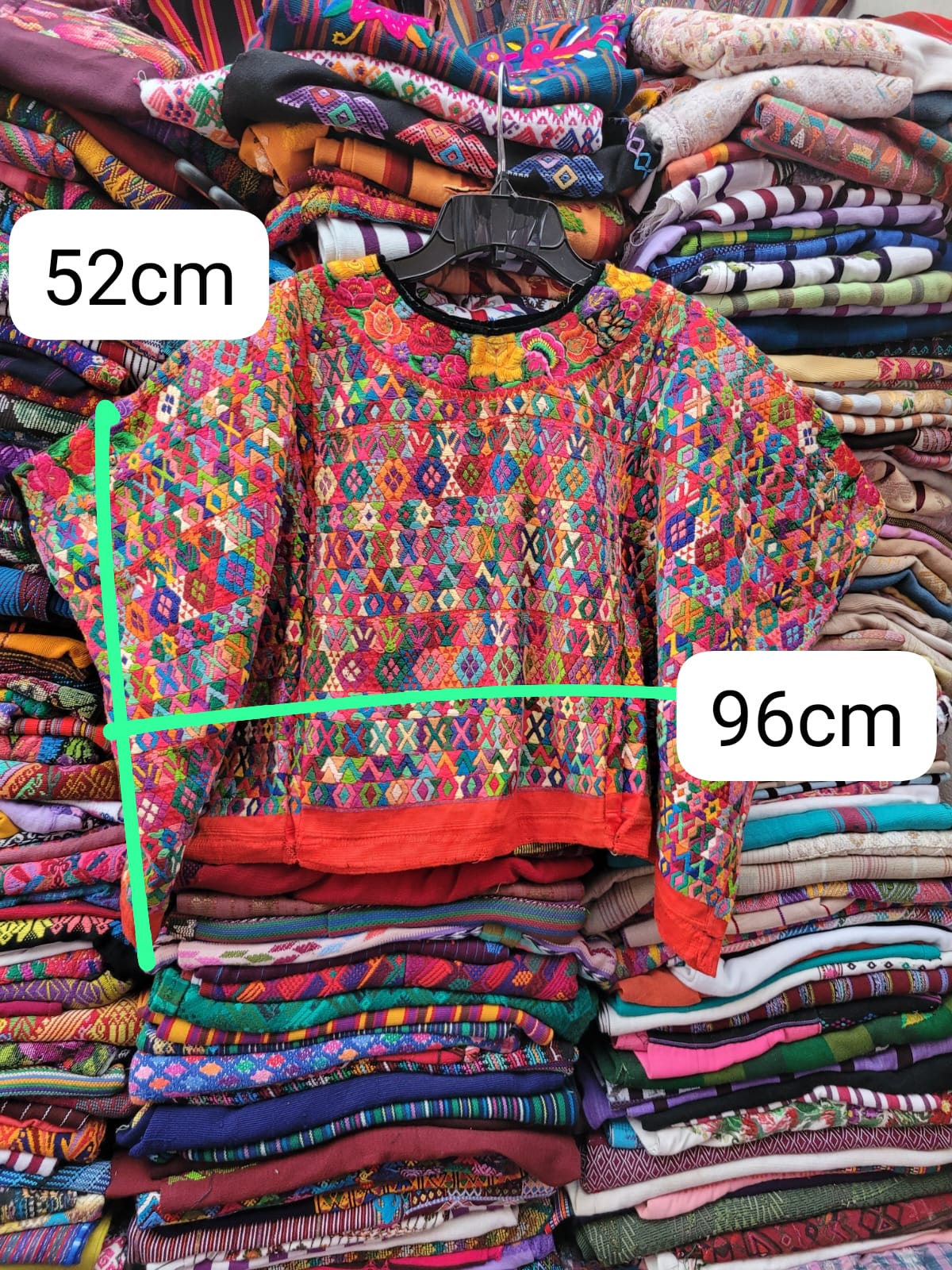 Colourful Tactic huipil for Sarah