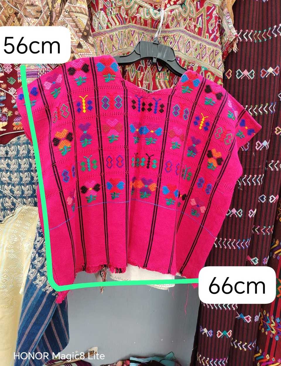 Hot pink San Lucas Toliman huipil #5-326