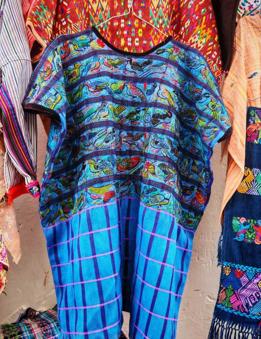 Blue Santiago huipil #2-4