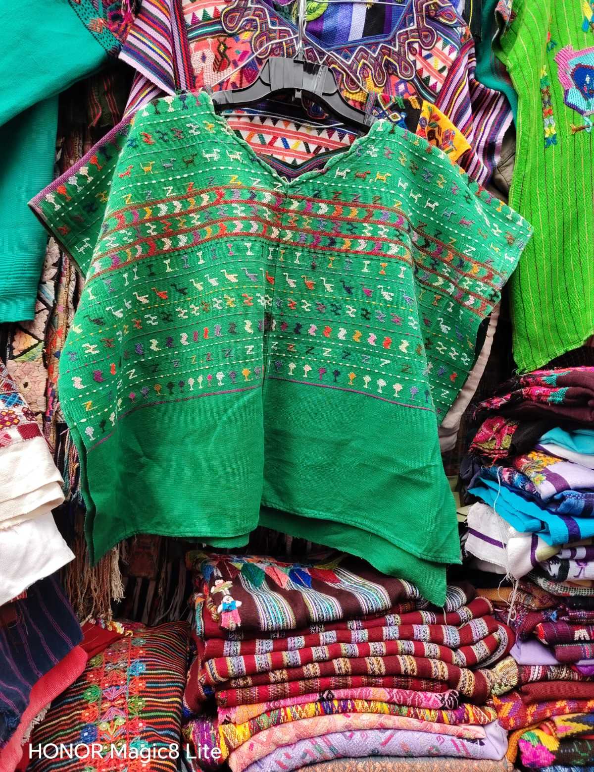 Shamrock green San Lucas huipil #4-125