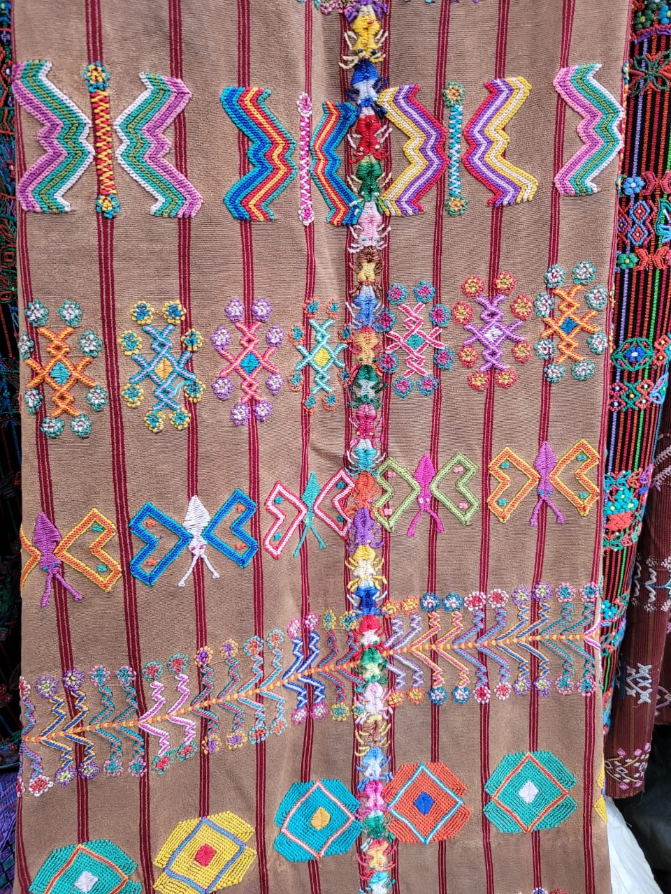 Corte colorido de Colotenango para Andrea