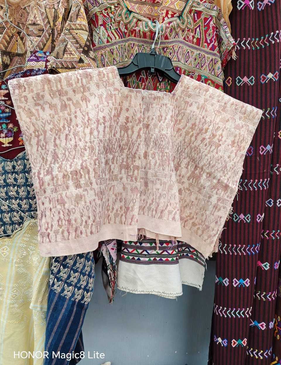 Beige Coban huipil #5-325