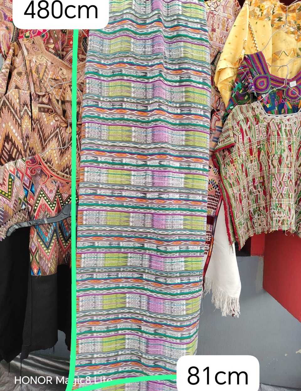 Green and pink Patzun corte #5-102