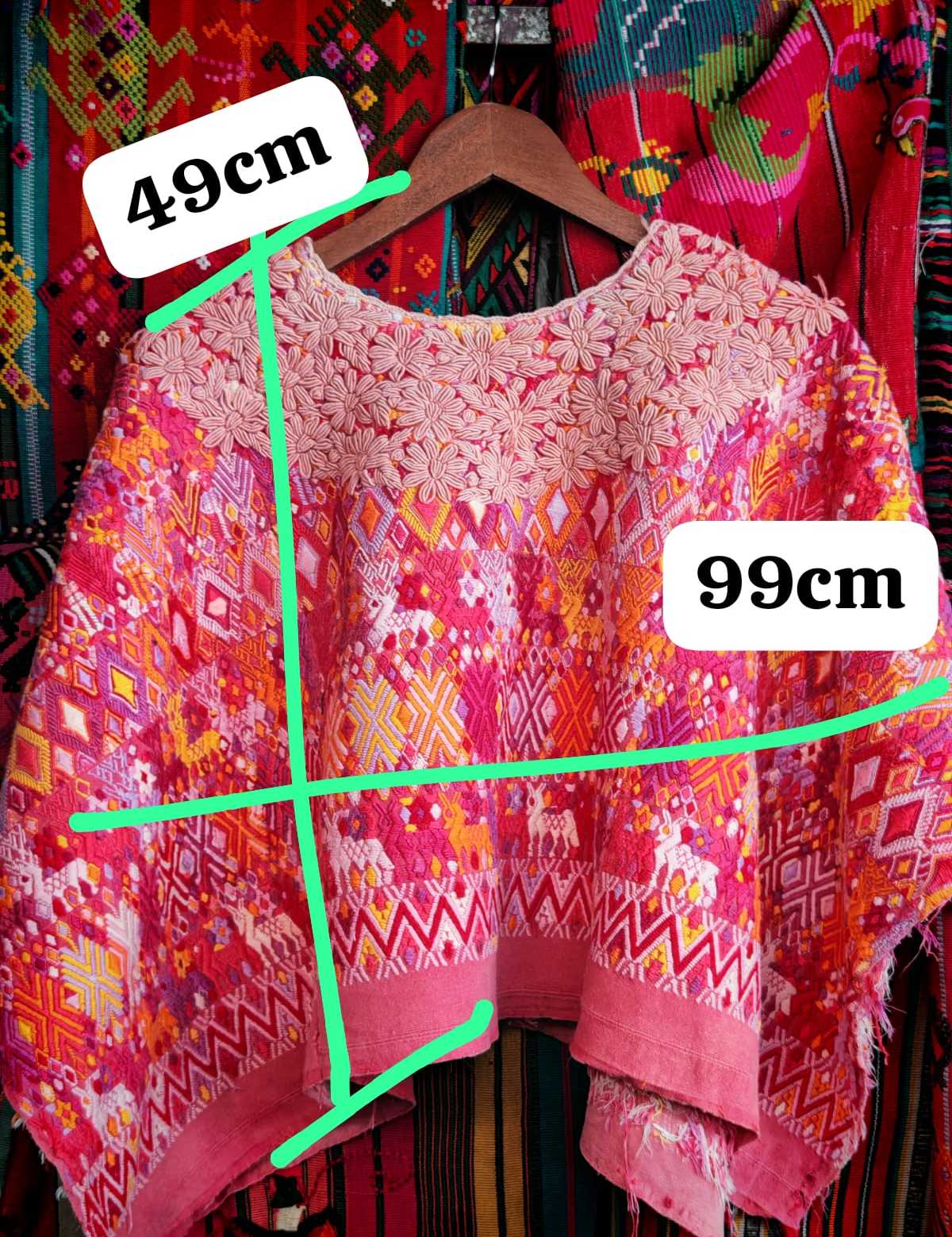 Pink Rococo Coban Huipil #6-290