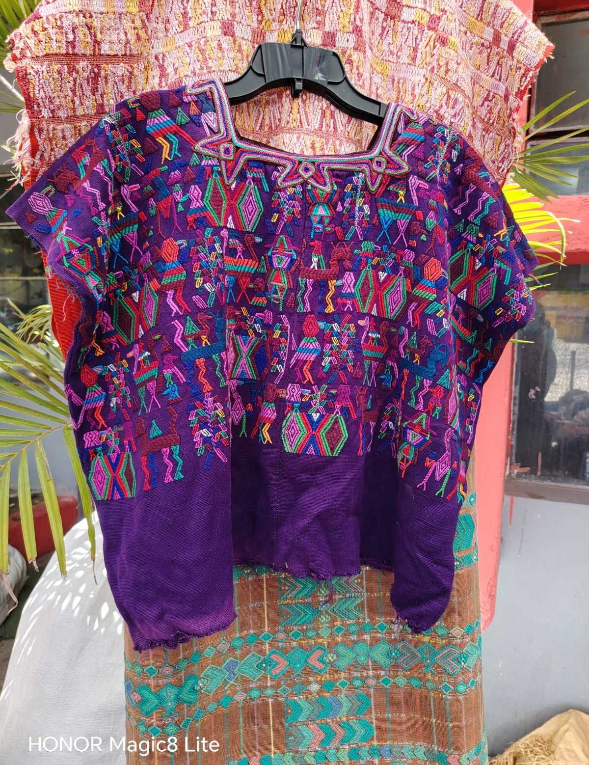 Royal purple Nebaj huipil #5-208