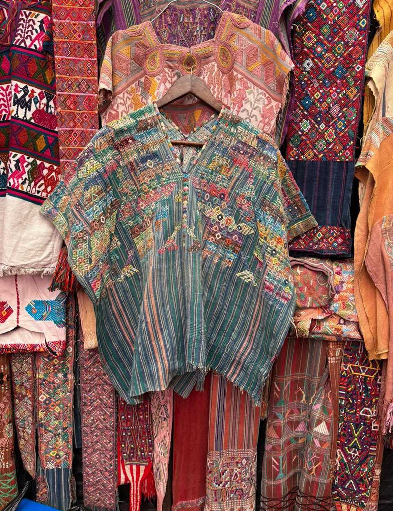 Indigo Nahuala huipil #1-55