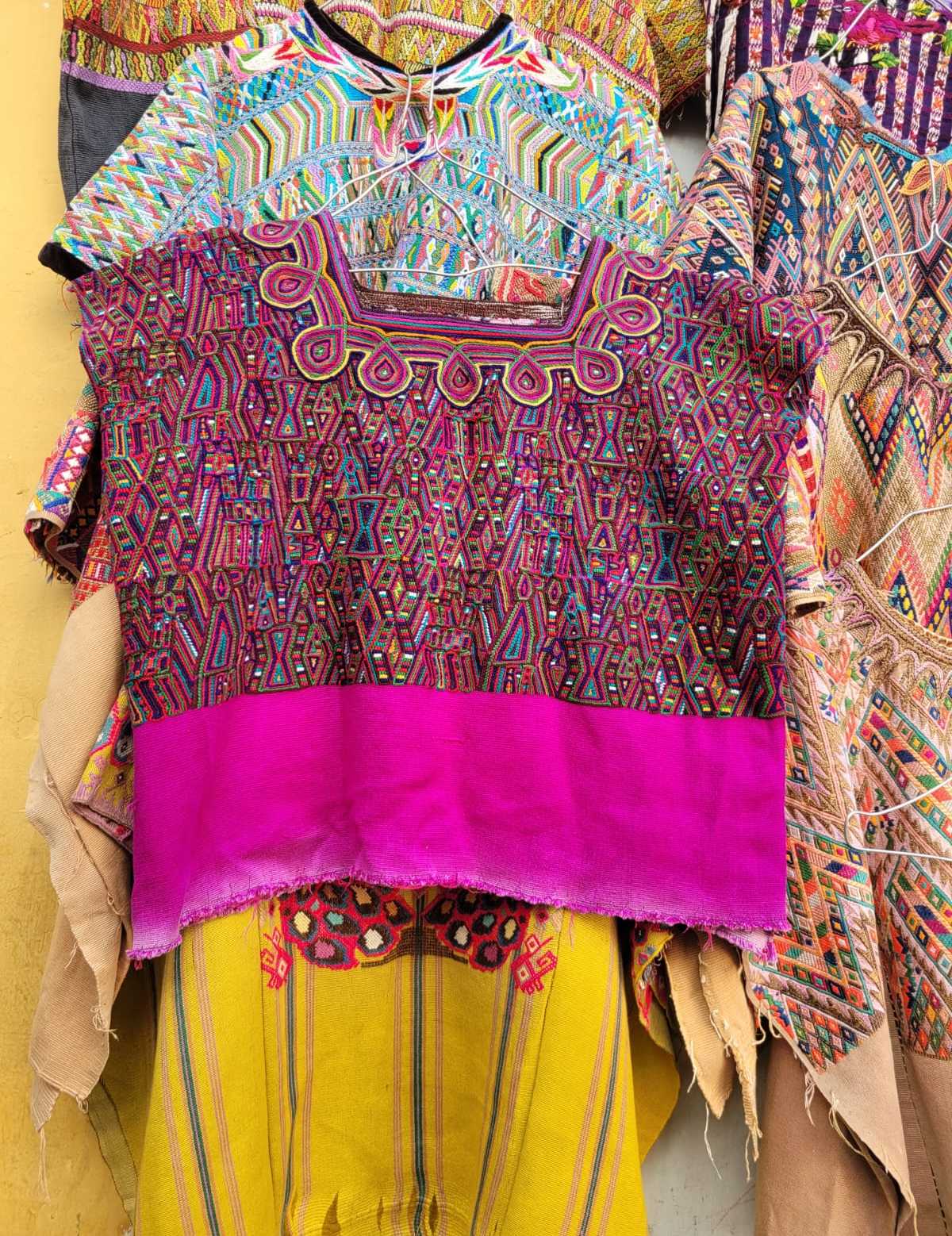 Hot pink Nebaj huipil #2-124