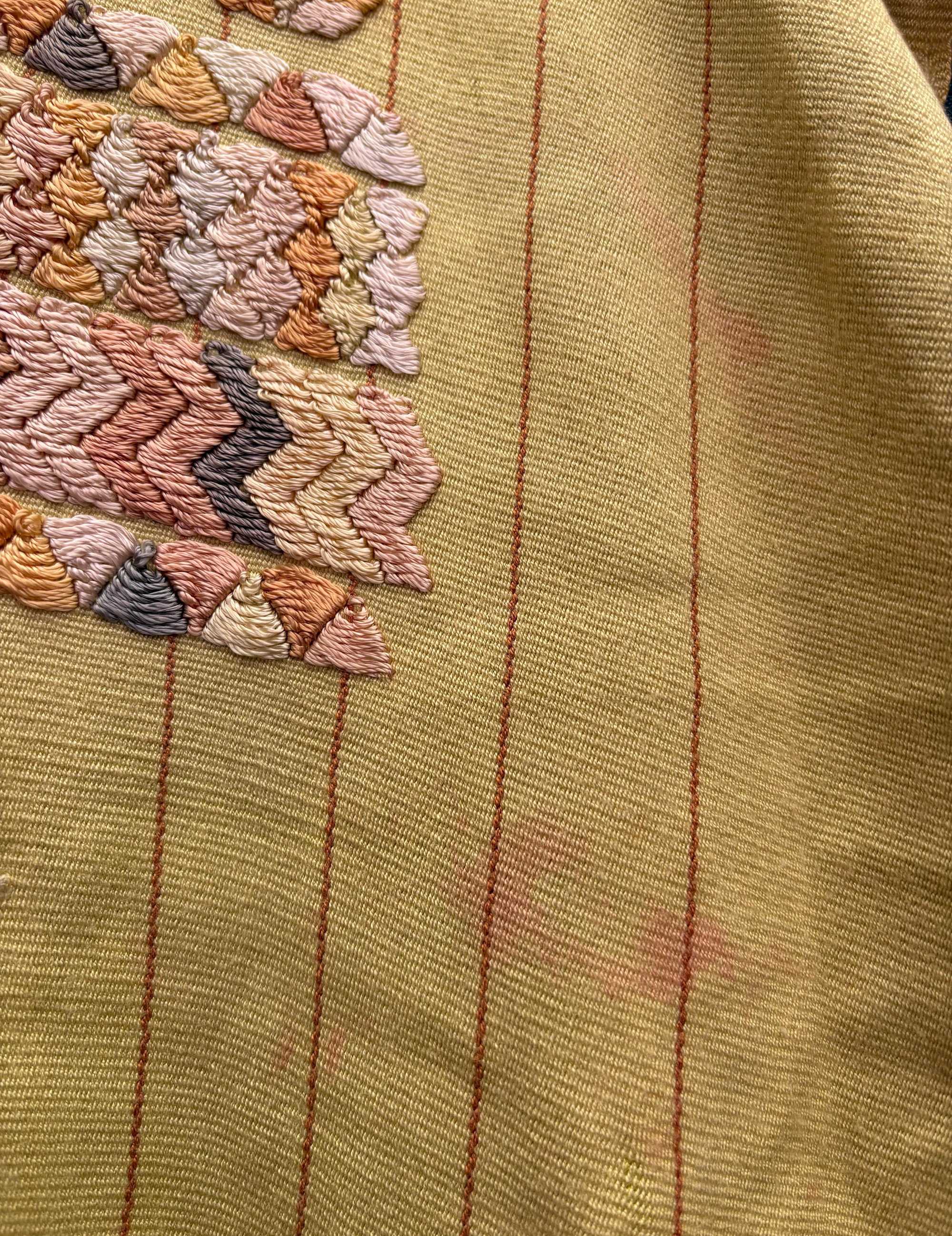 Yellow Chajul huipil #4-68