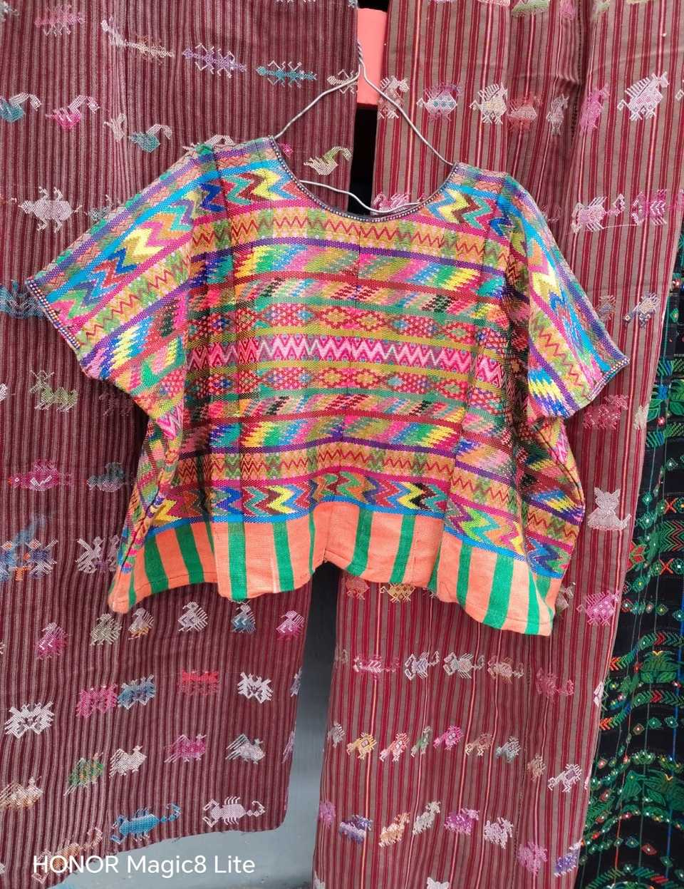 Warm toned Comalapa huipil #6-13