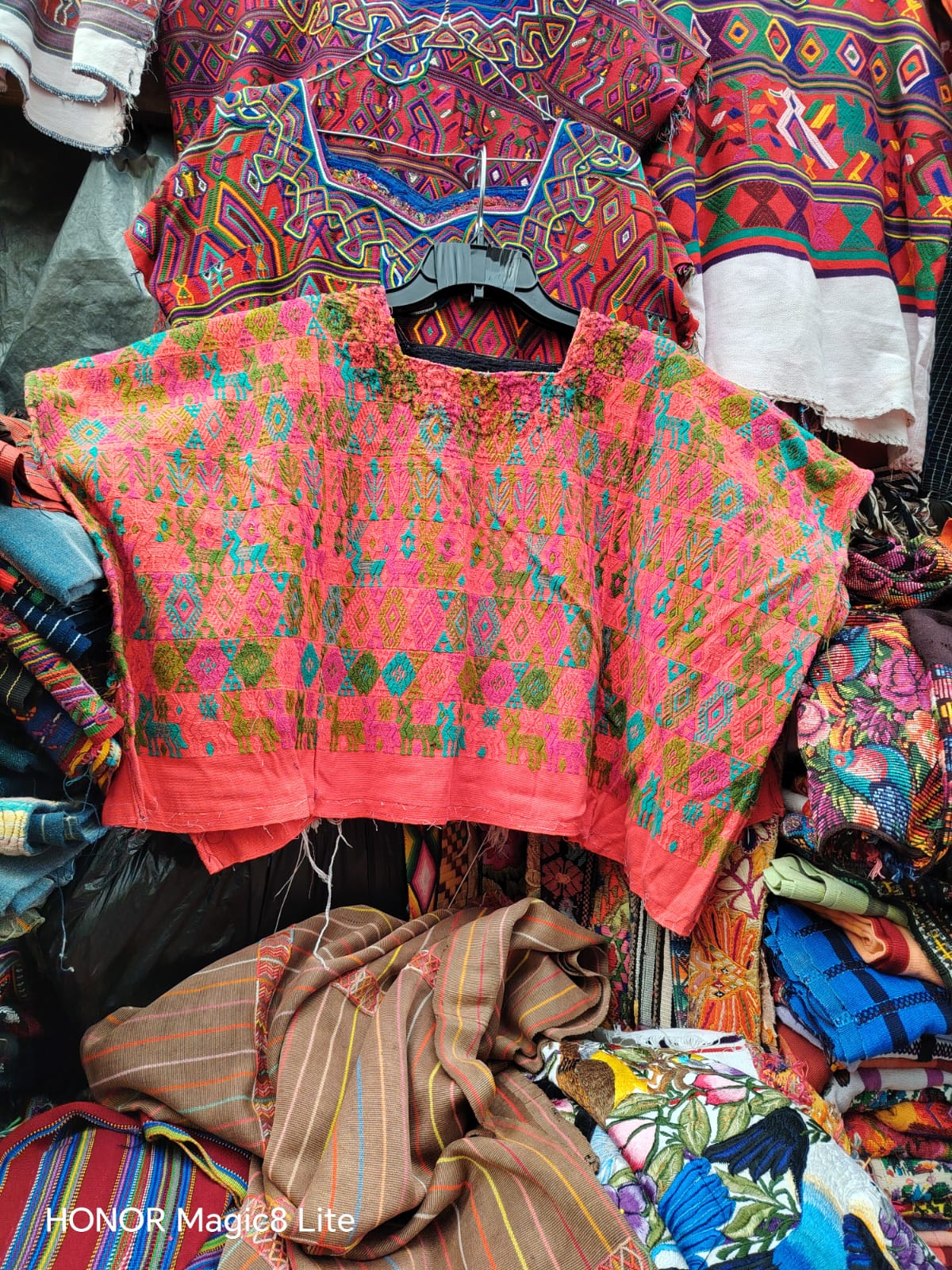 Pink Coban huipil (reserved for Kathryn)