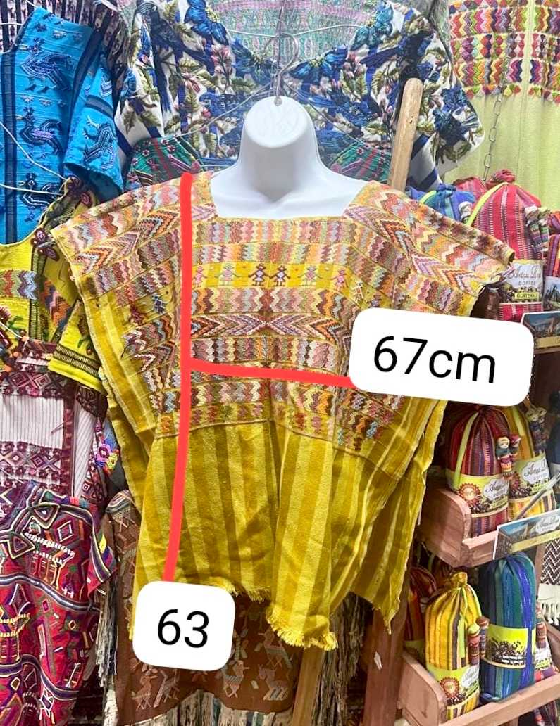 Mustard Yellow San Lucas Toliman Huipil #6-351