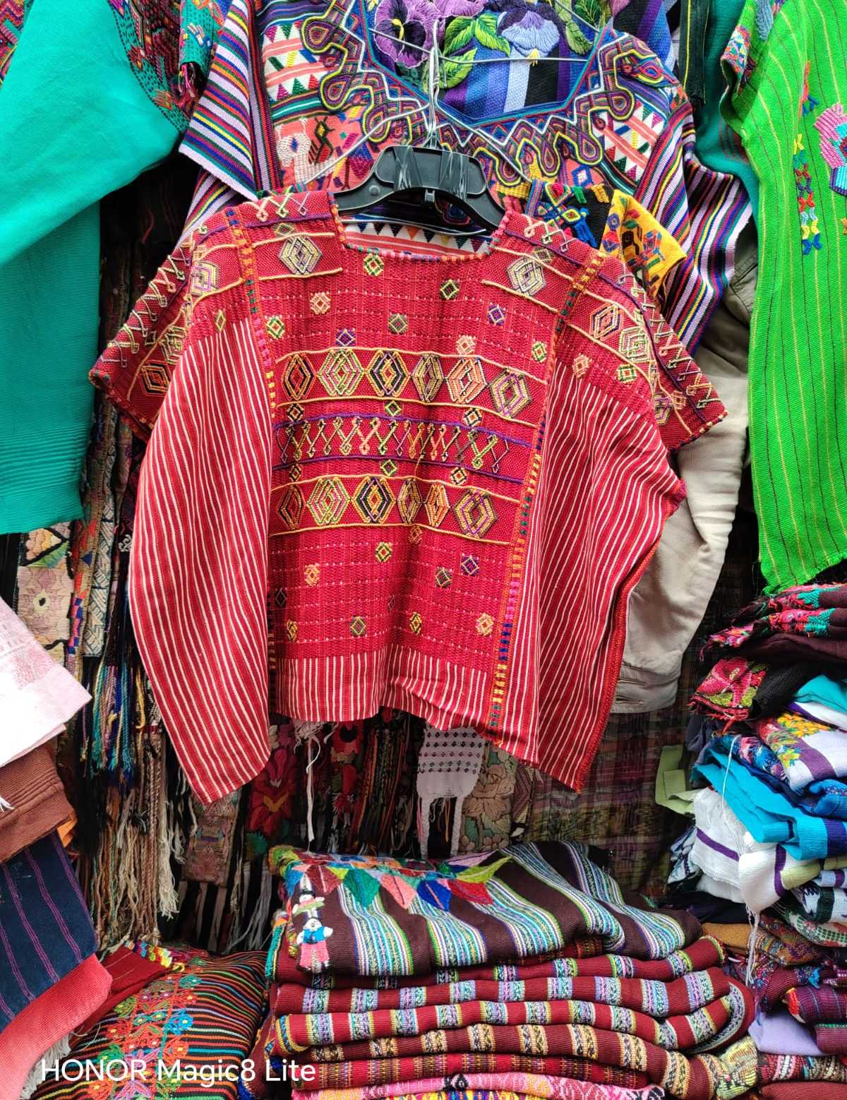 Red Colotenango huipil #4-120