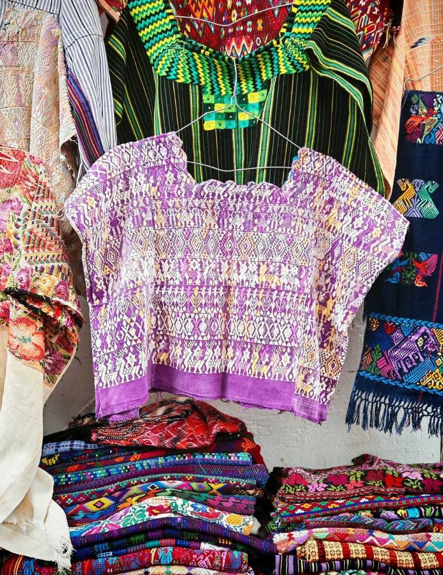 Lilac Coban huipil #2-2