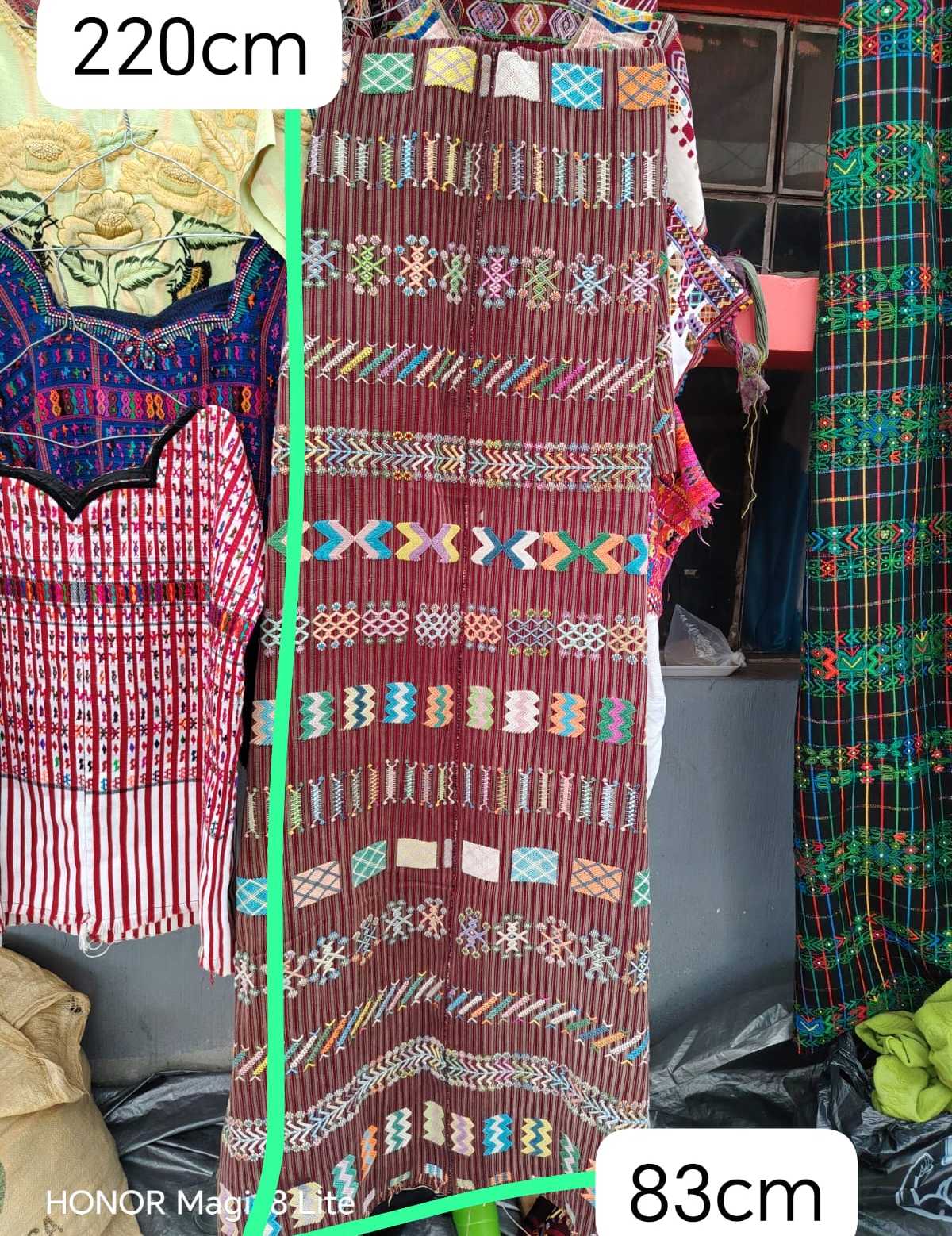 Burgundy Colotenango corte #6-65