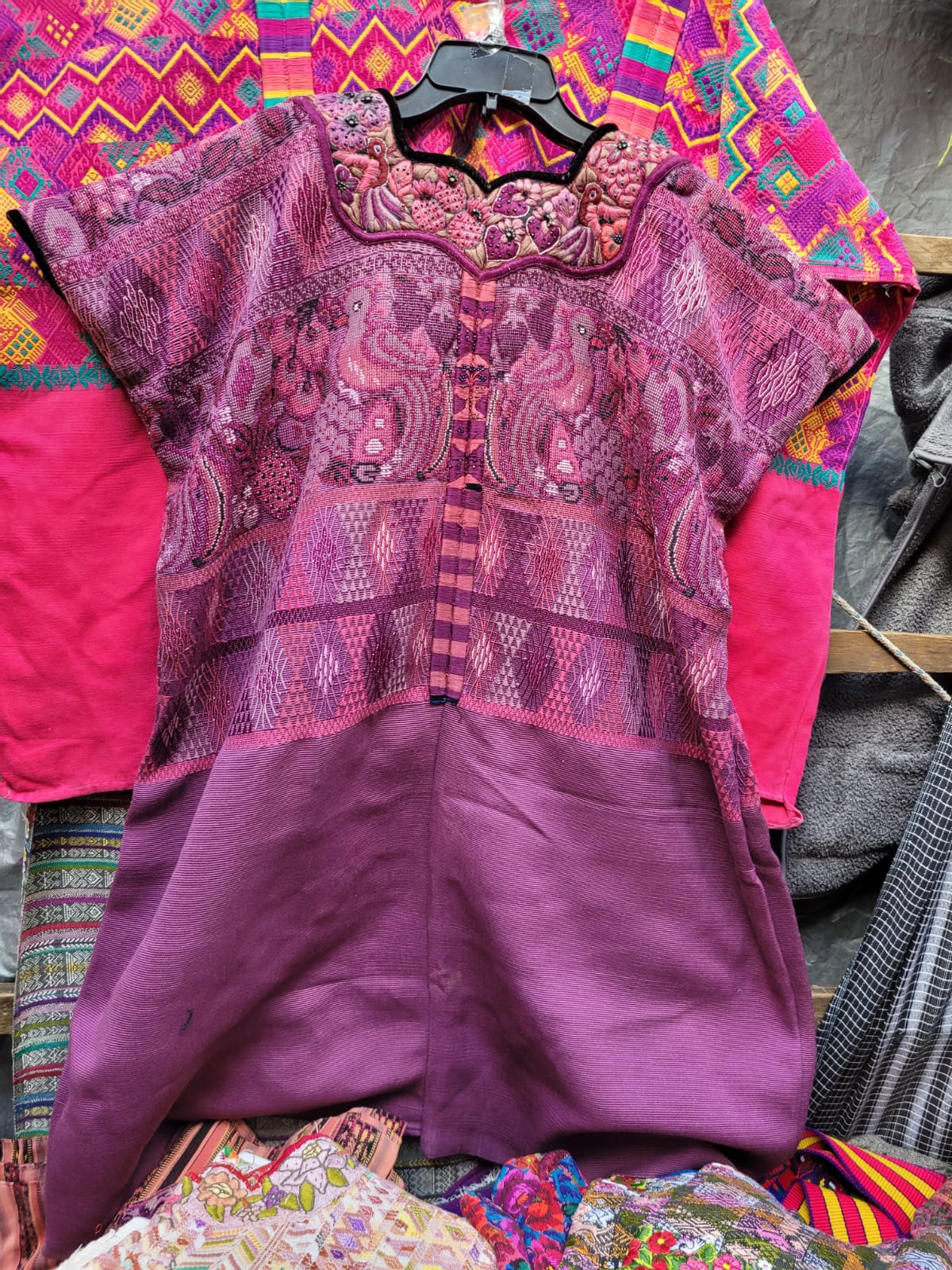 Berry Almolonga huipil for April