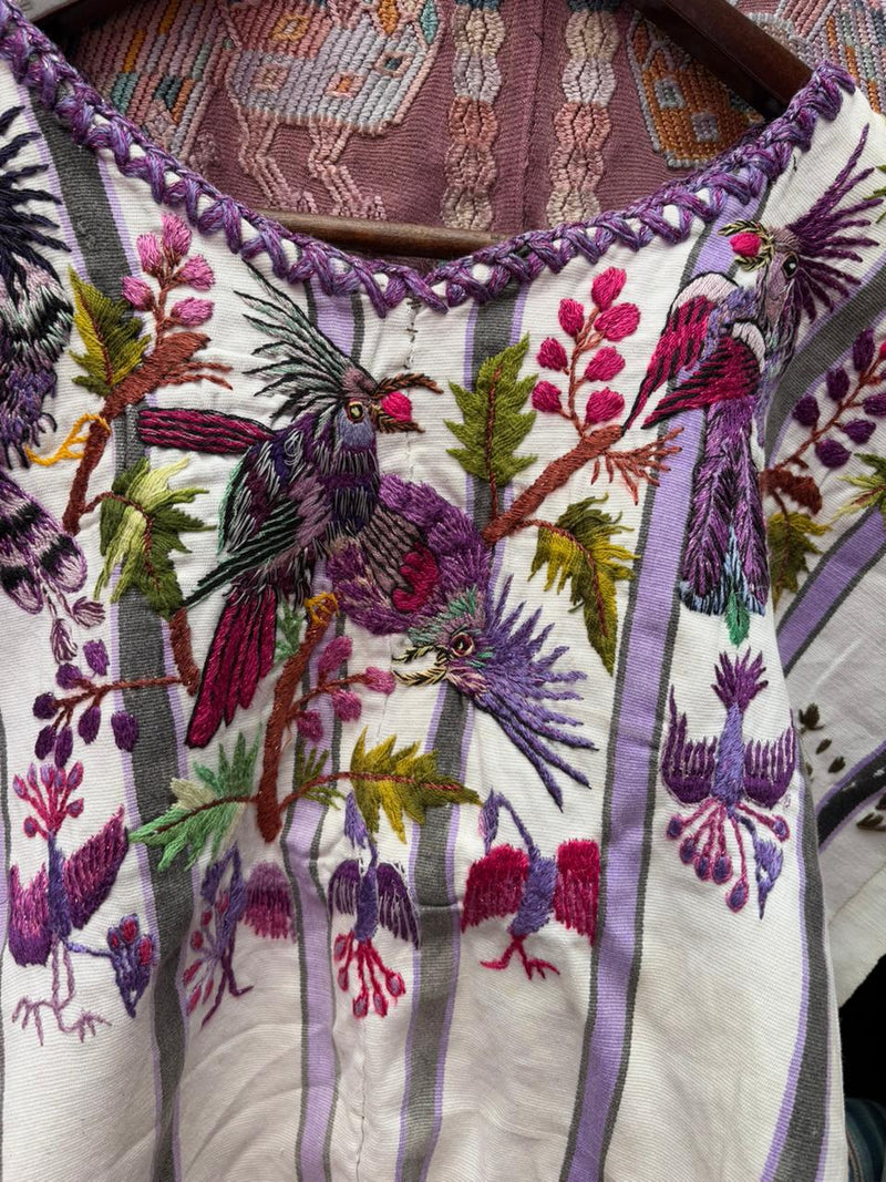 Lilac Santiago huipil for Monica