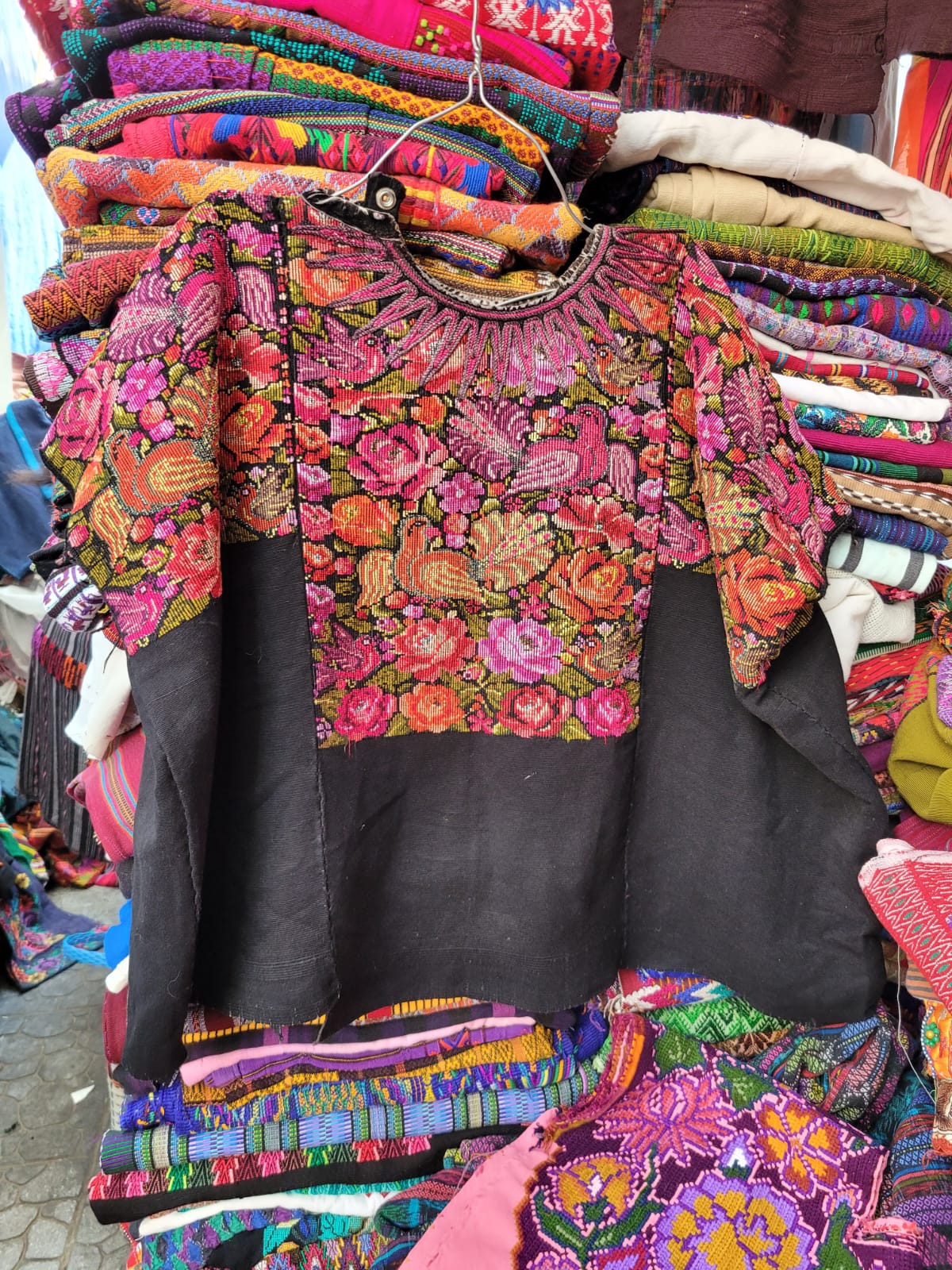 Floral bird Chichi huipil for Anne