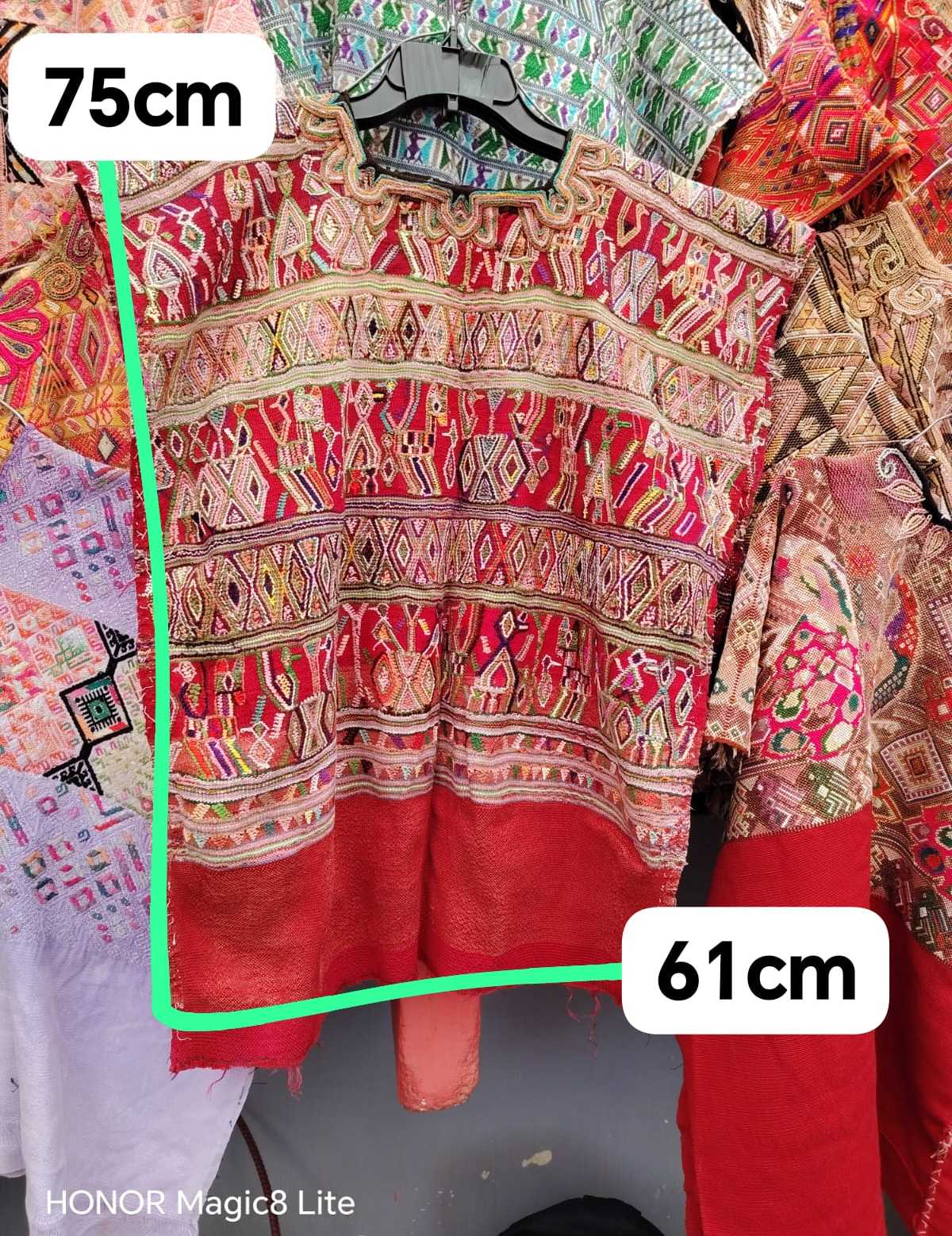 Red and gold Nebaj huipil #4-78