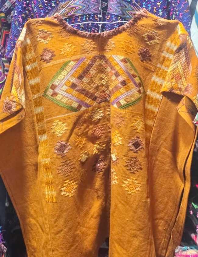 Huipil mostaza Patzicia #2-55