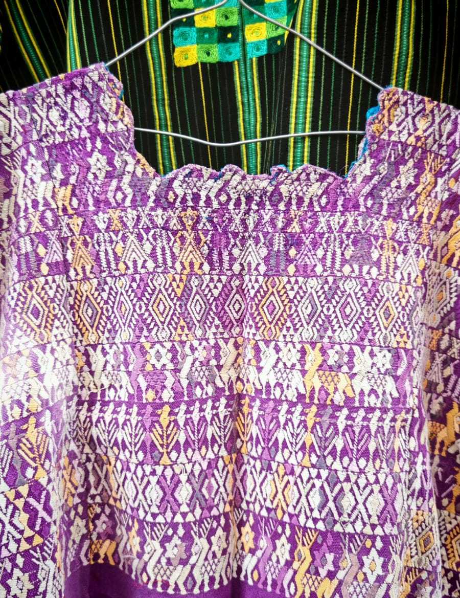 Lilac Coban huipil #2-2