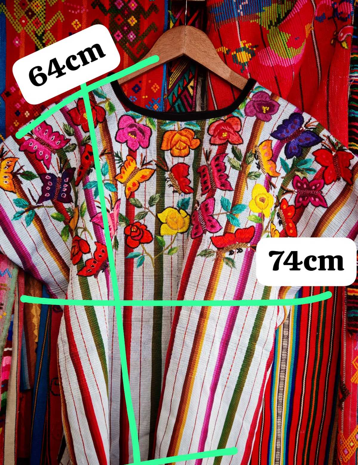 Colourful Santiago Huipil #6-313