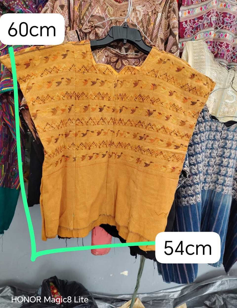 Mustard San Lucas Toliman huipil #5-369