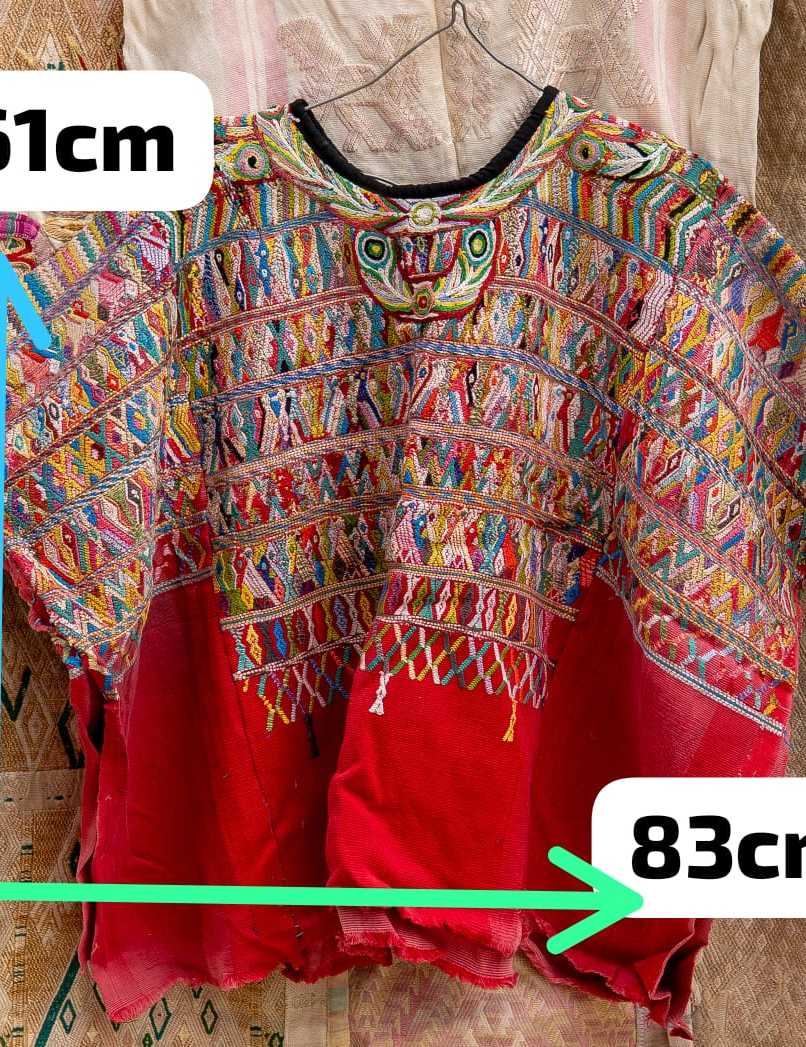 Red San Juan Cotzal huipil #4-144