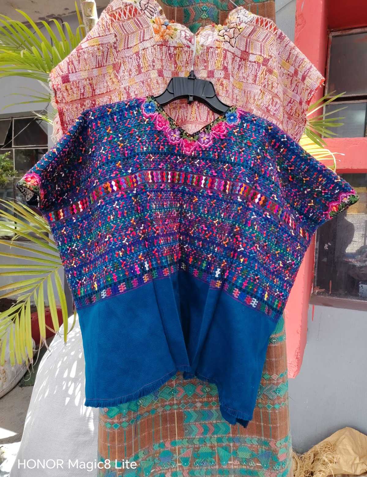 Royal blue San Lucas huipil #5-211