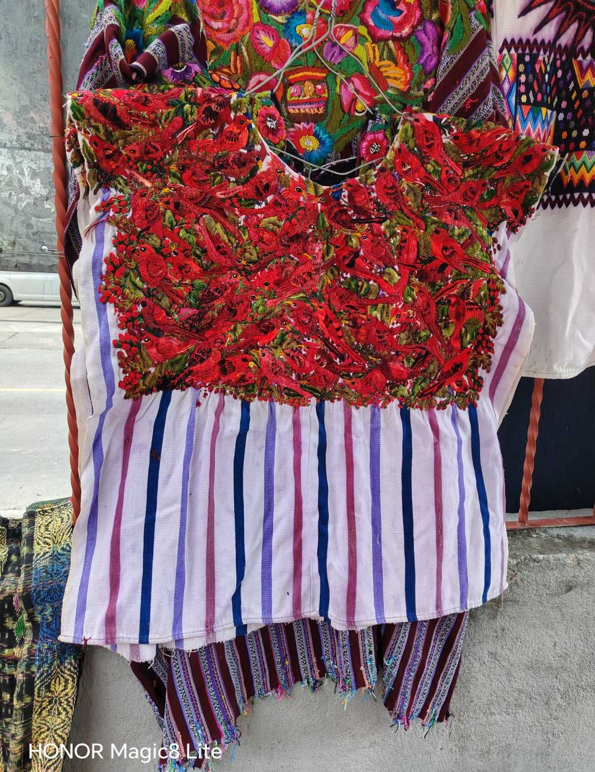 Red Birds Santiago Huipil #6-216