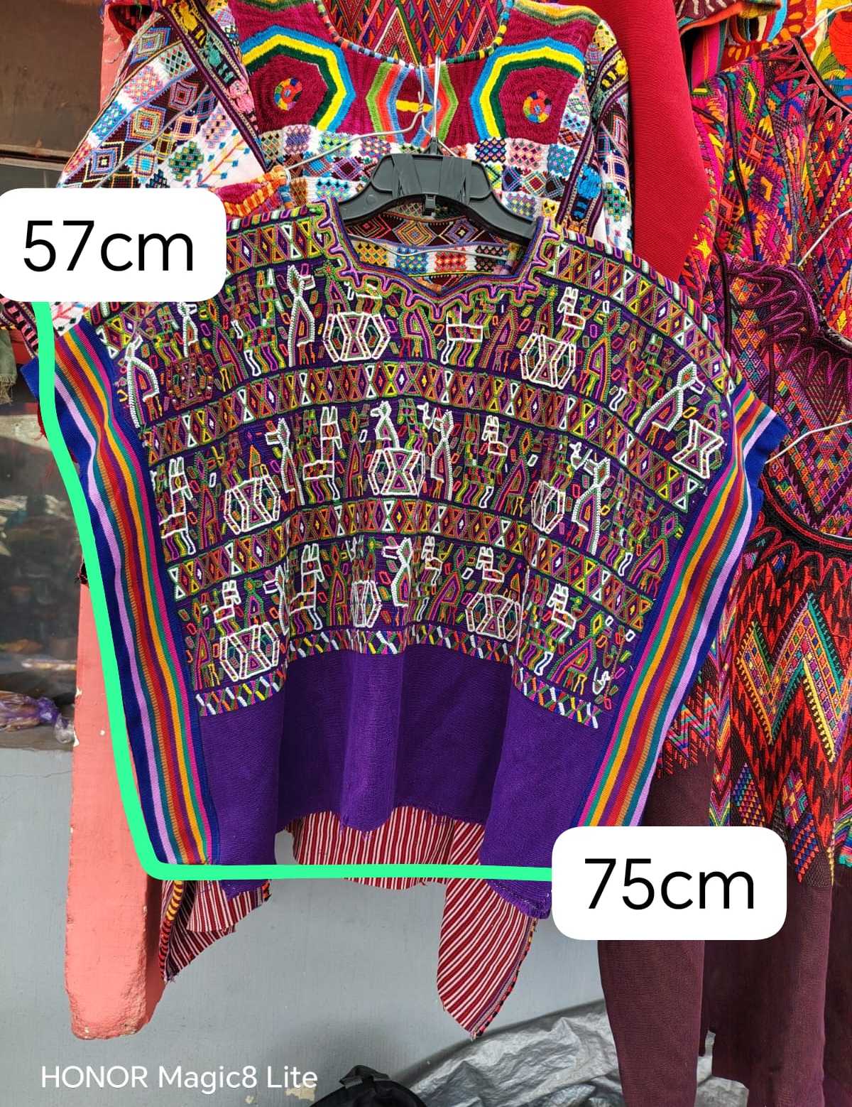 Orange and Purple Nebaj Huipil #6-222