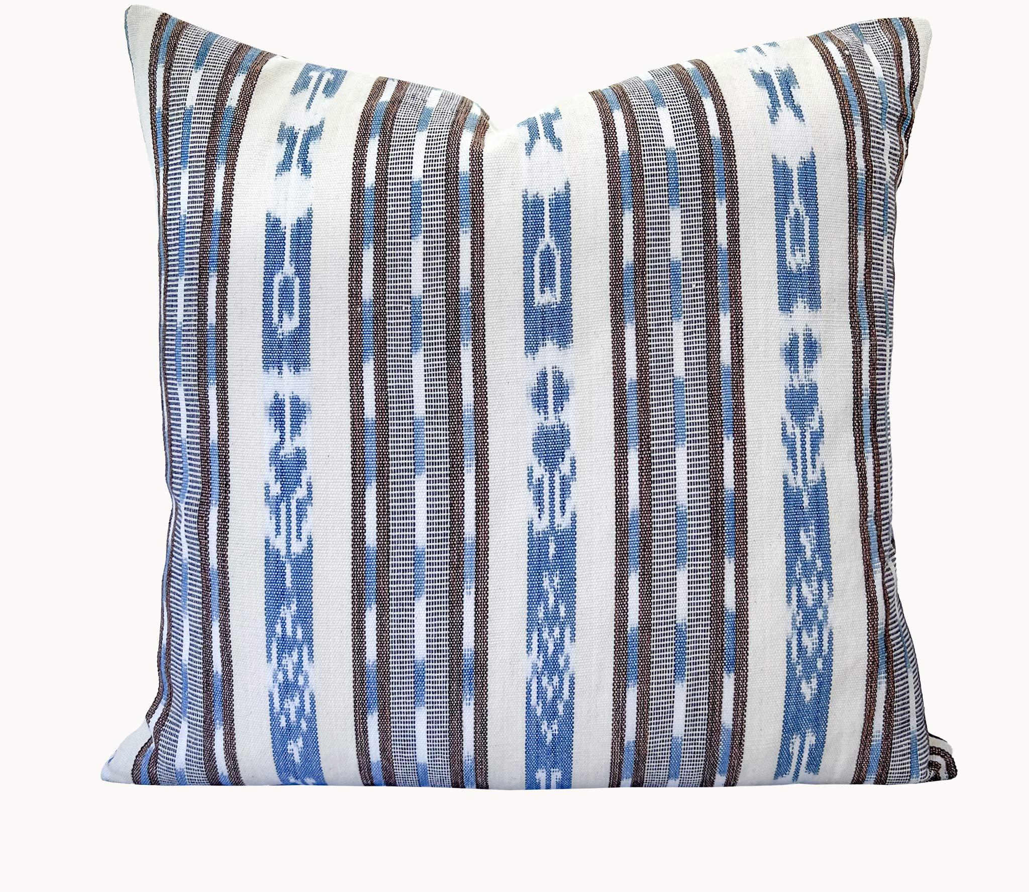 Handwoven Guatemala ikat pillow