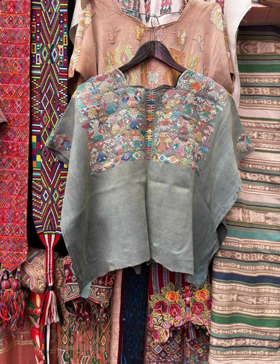 Grey Nahuala huipil #2-103