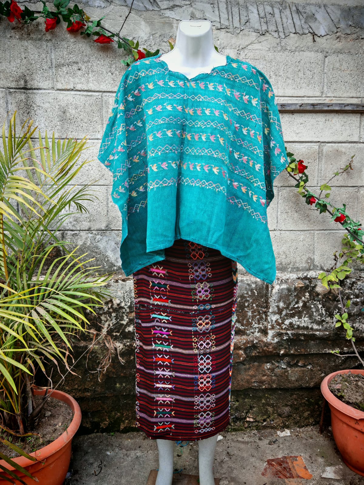 Green San Lucas Toliman huipil (reserved for Anne)
