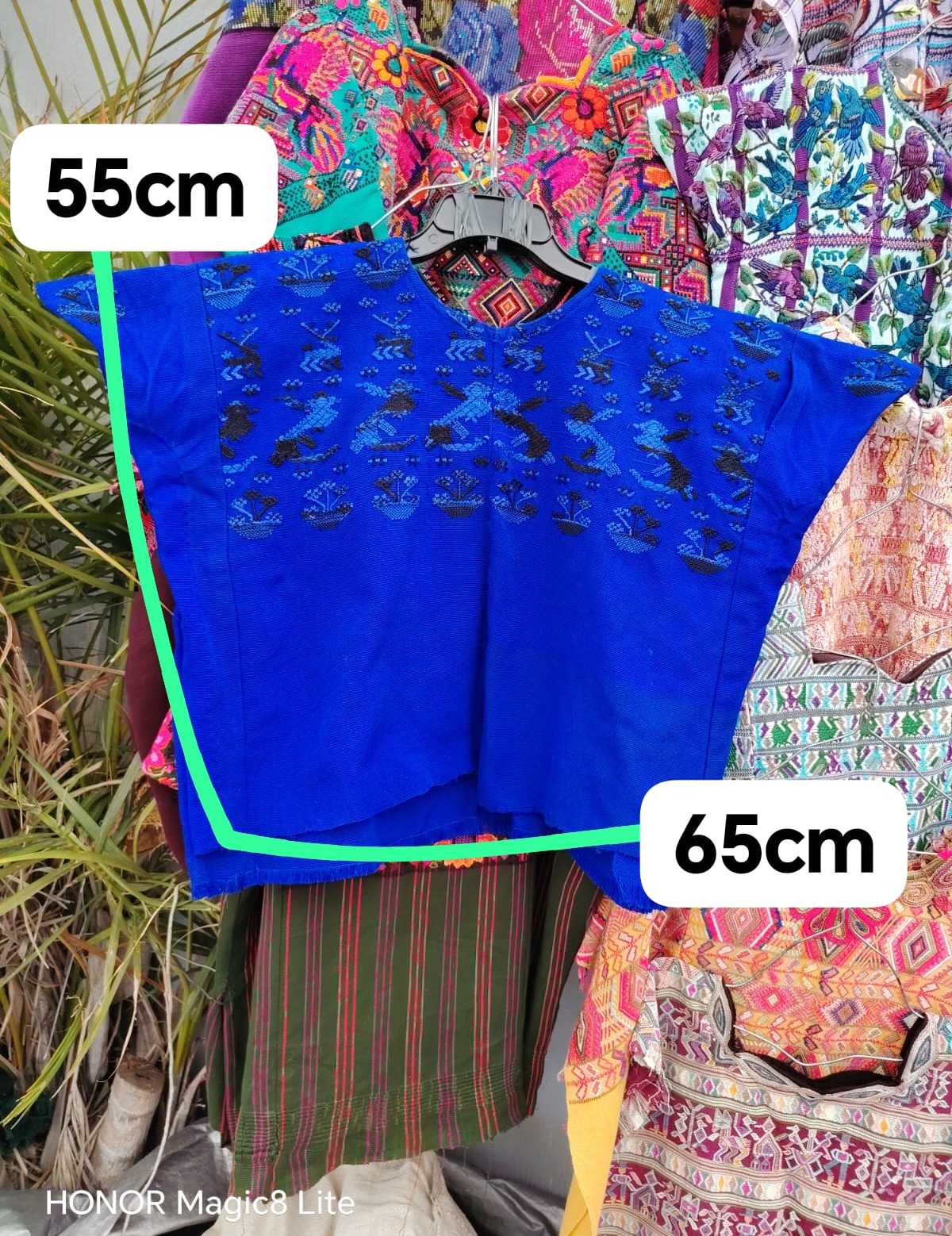 Flash dance blue San Lucas Toliman huipil #4-211