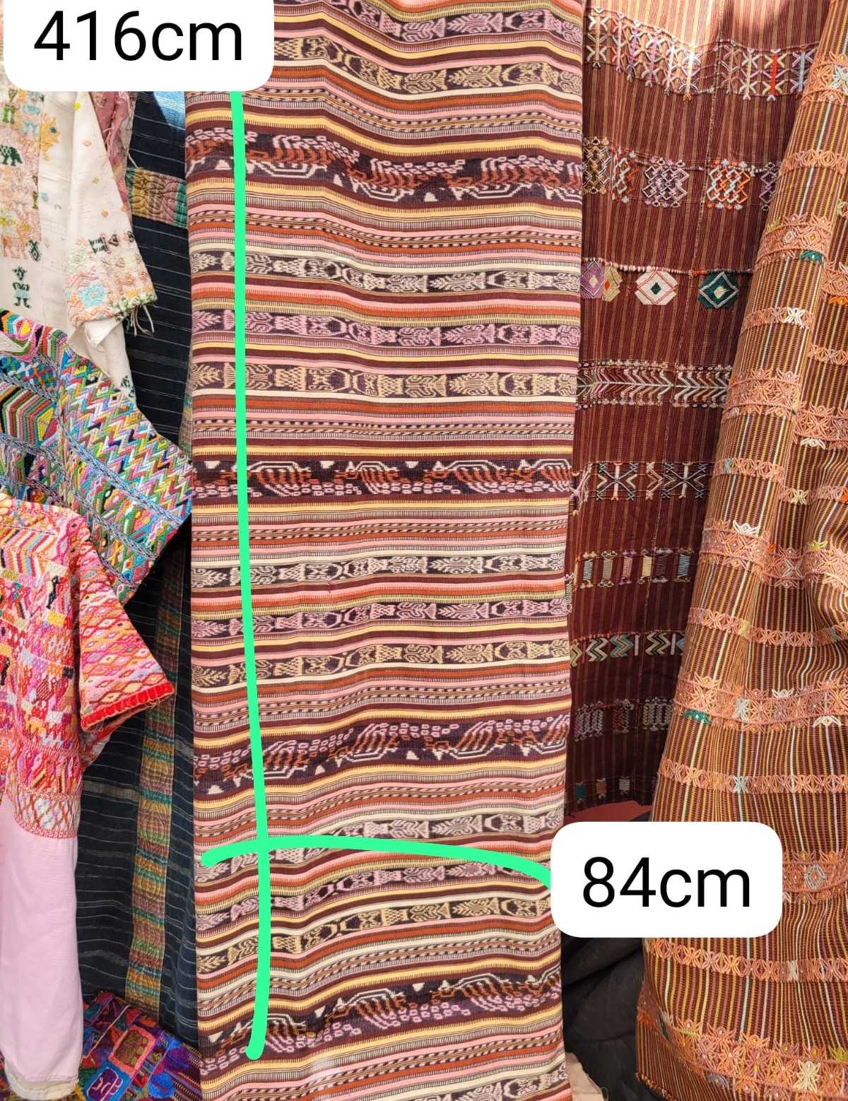 3 different berry coloured handwoven cortes #2-103