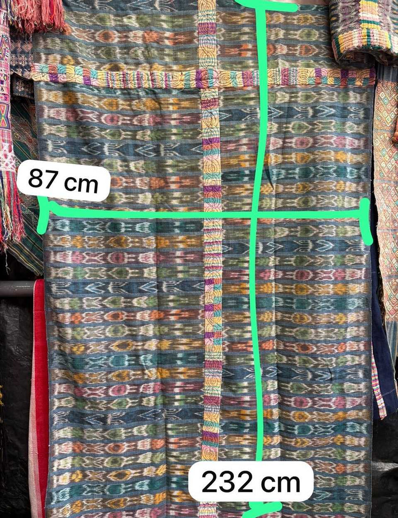 Indigo ikat Chichicastenango corte #4-275