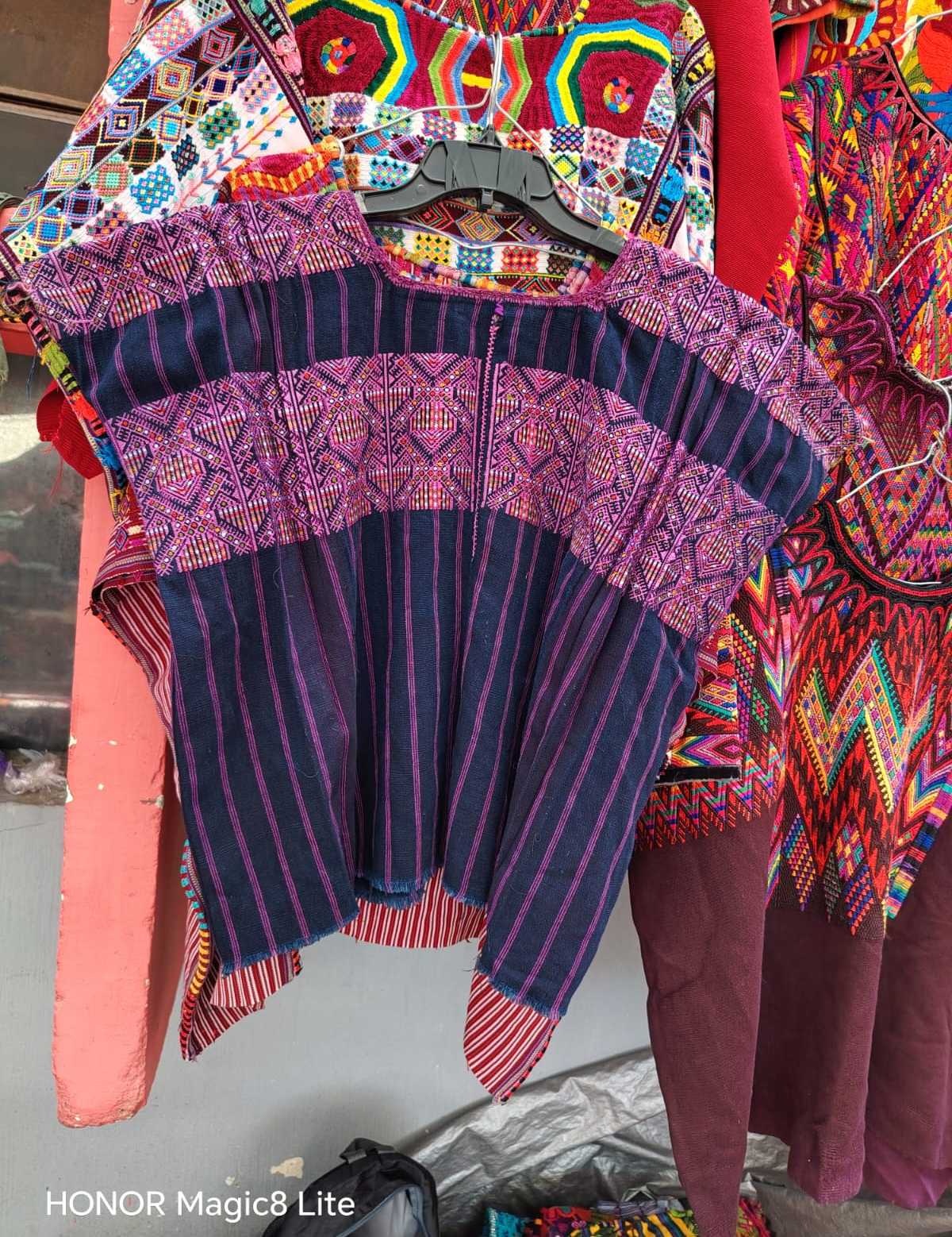 Indigo and Berry Nahuala Huipil #6-223