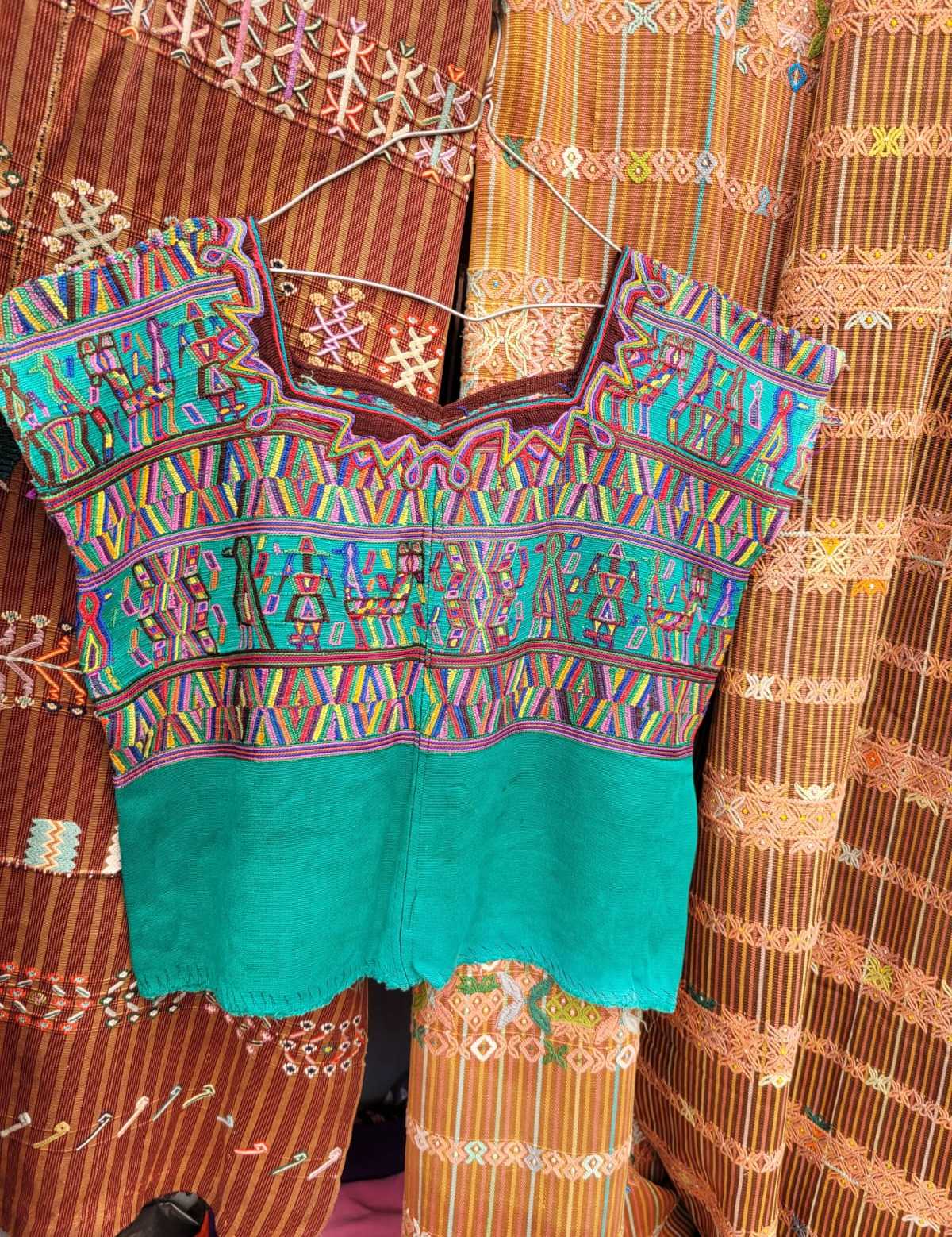 Huipil Nebaj verde #2-75